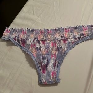 Victoria secret high cut brief, multiple abstract design/colors. NWOT